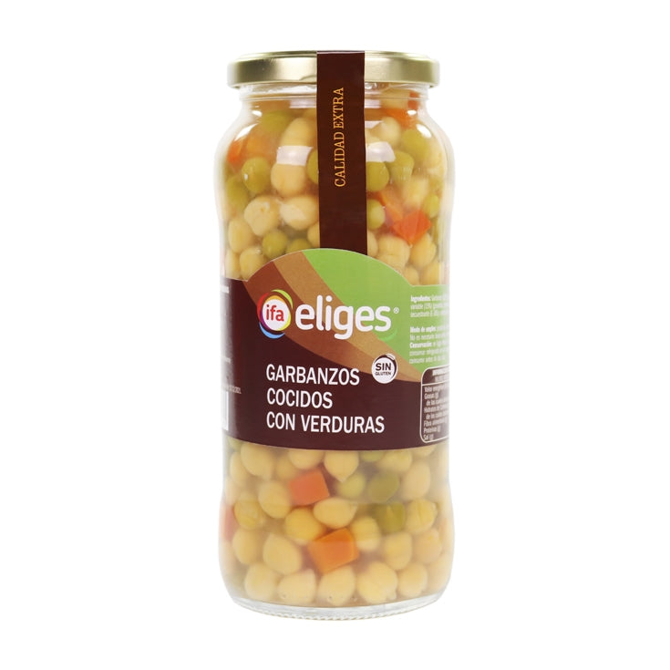 Garbanzos con verdura Ifa Eliges 570g