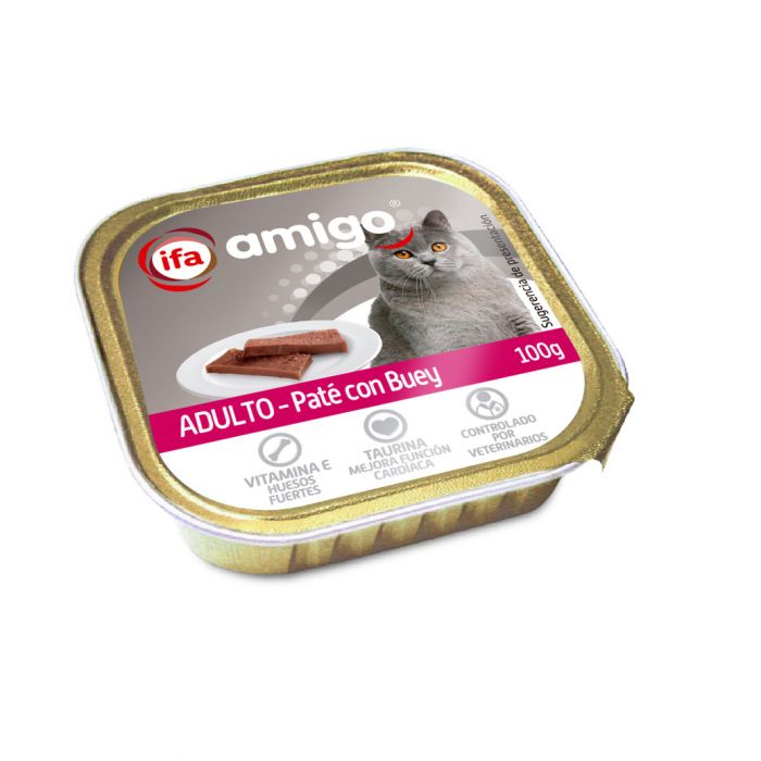 Ifa ox cat food tub 100 gr