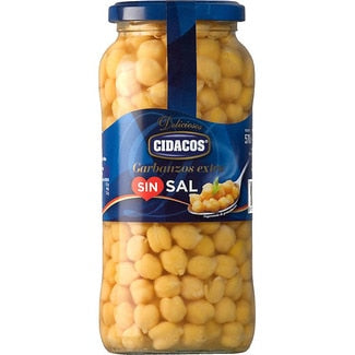 Garbanzos Sin sal Cidaco 400g