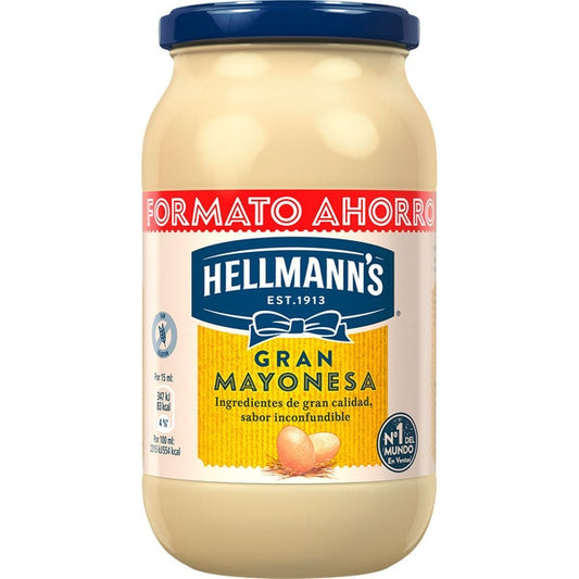 Mayonesa Hellmanns Formato Ahorro 450g