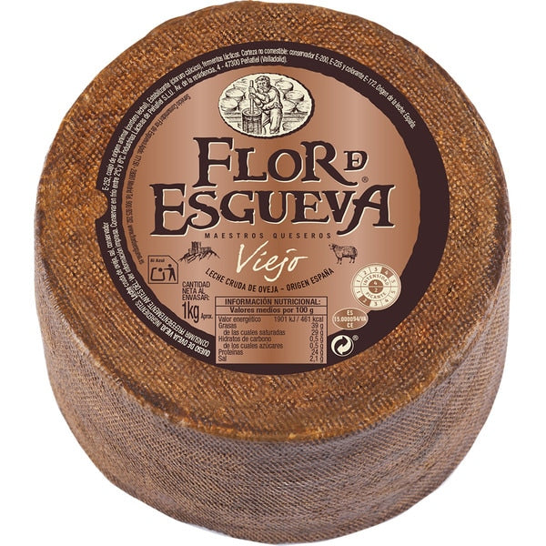 Queso Flor D' Esgueva viejo x Kg