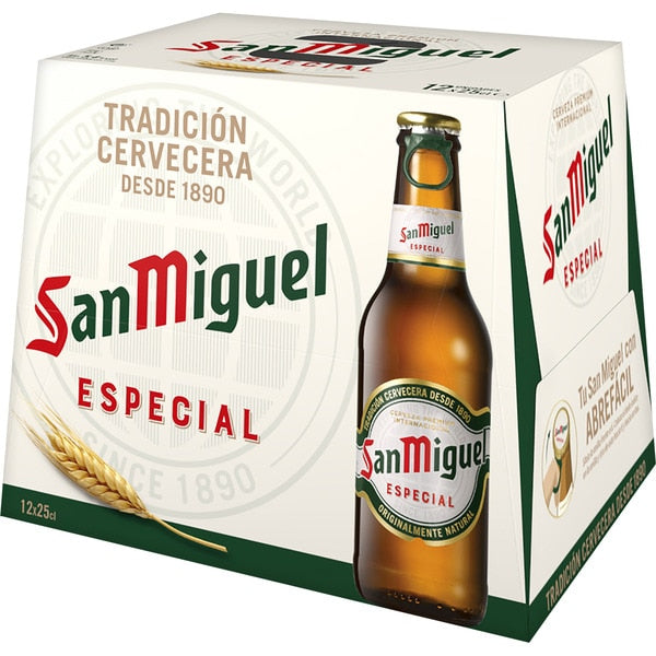 San Miguel Bier 12x0,25 L Flaschenpackung 