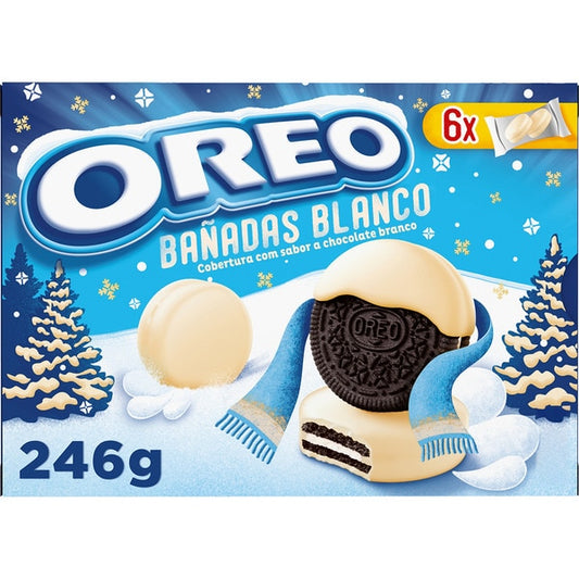 Mit Oreo getauchte weiße Schokolade 240g