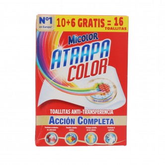 Toallitas Atrapacolor Micolor 10+6u