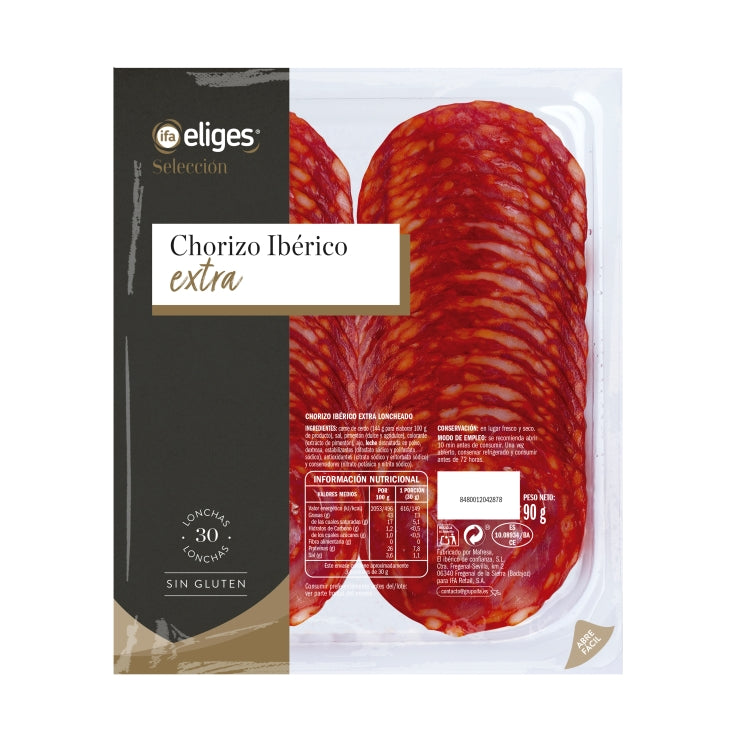 Chorizo Iberico Ifa Eliges 90g