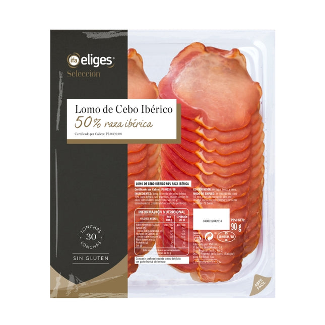 Iberian pork loin IFA ELIGES 90 g