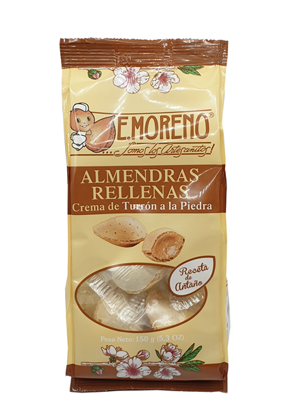 Almendras Rellenas de Crema de Turron Emoreno 150g