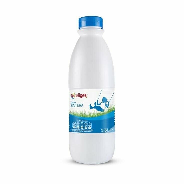 Ifa Eliges Leche Entera botella 6x1,5 L.