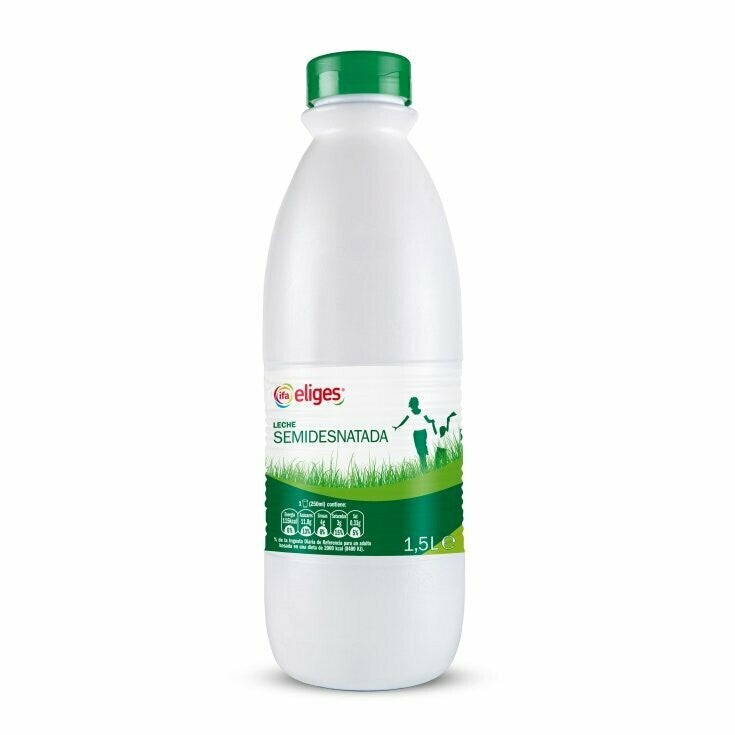 Ifa Eliges Semi Skimmed Milk 6x1,5 L Flasche.