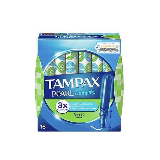 Tampax Compak Pearl Super - 16 Pcs