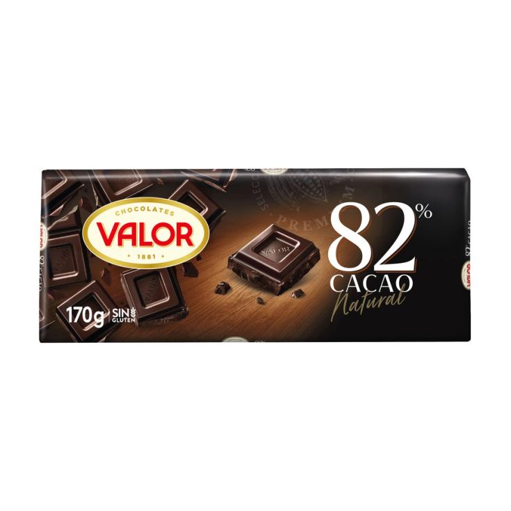 Chocolate Negro %82 Valor 170g