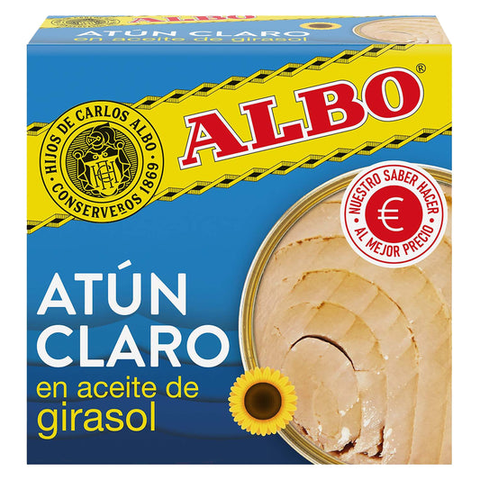 Atun Claro Albo en Aceite de Girasol 112gr