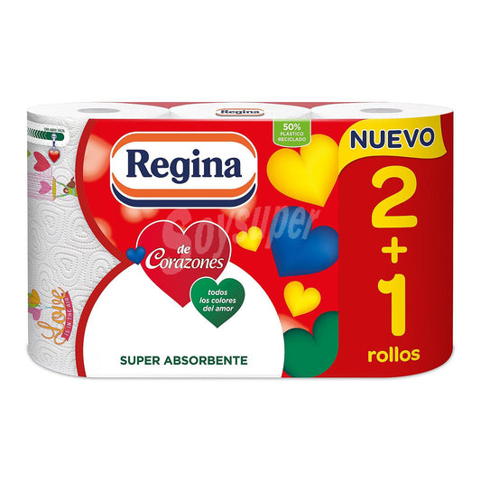 Papel de cocina Regina 2 rollos + 1