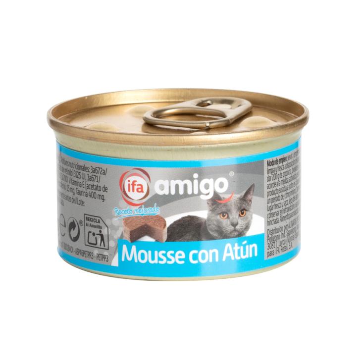 Nasses Katzenfutter Thunfischmousse Dose Ifa Amigo 85g