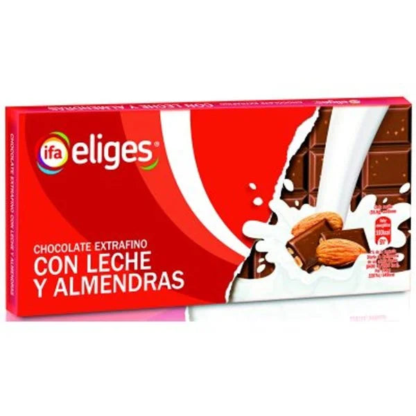 Chocolate Extrafino con Leche y Almendra Ifa Eliges 150g