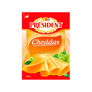 Lonchas Chedar President 100g