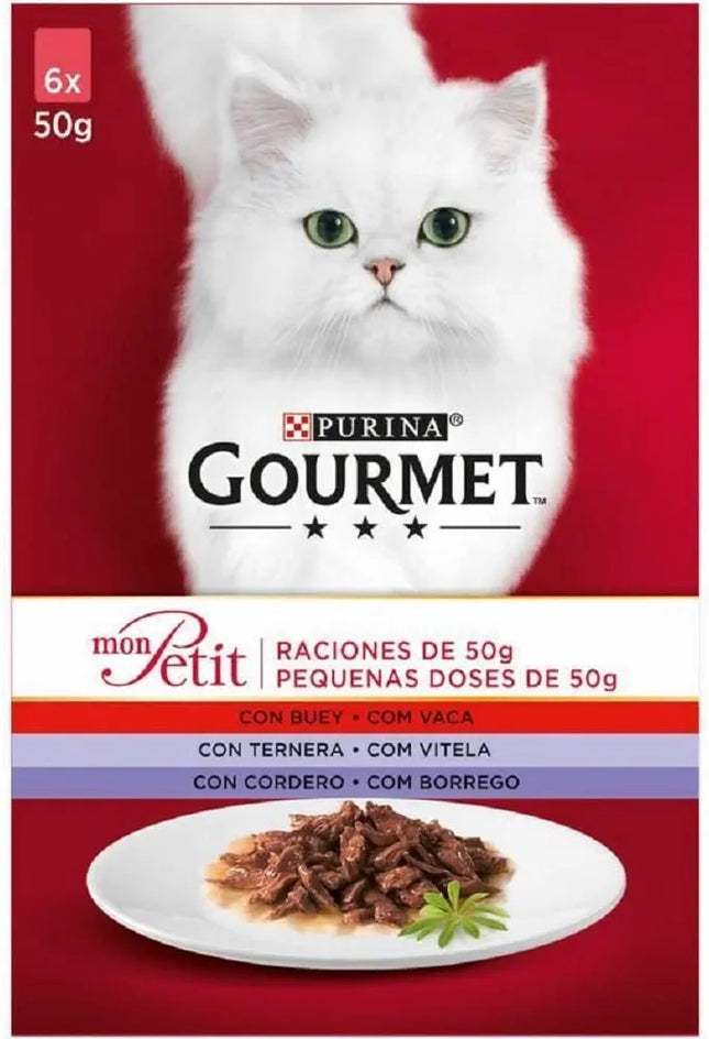 Comida gato Gourmet Mon 6x50g