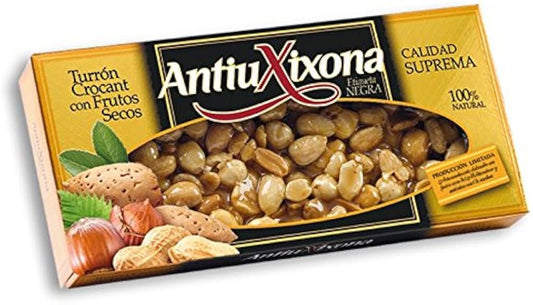 Turron Crocante con Frutos Secos Antiu-xixona 100g