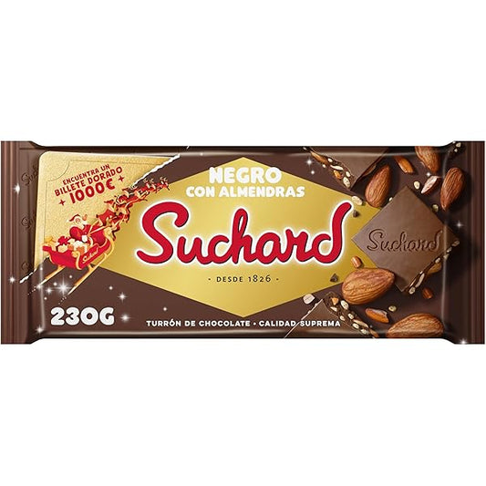 Turrón Suchard Negro Tableta 230g