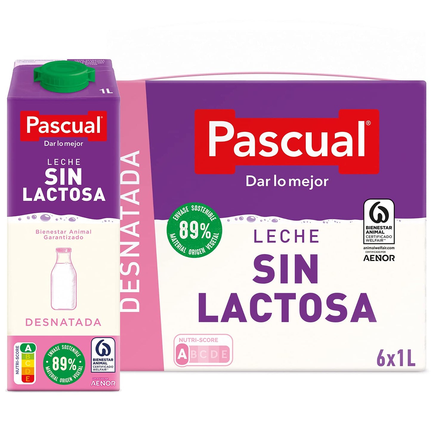 Pascual Milk Dairy Free 6x1 L