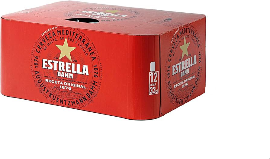 Estrella Damm 12x0,33 L Packung