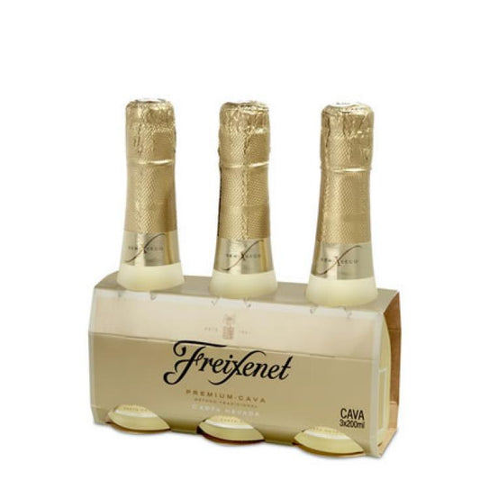 Cava Freixenet Mini Carta Nevada Semi Seco 3x200ml