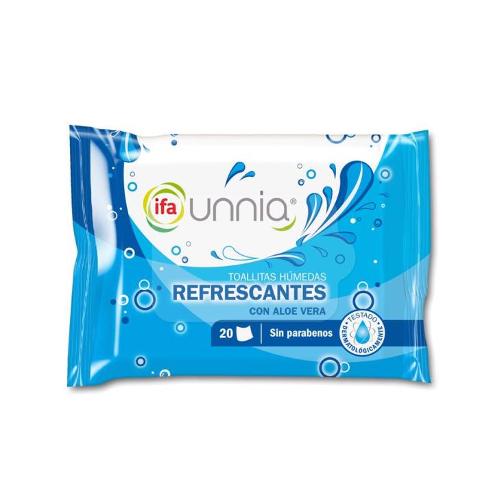 Toallitas Desmaquillantes Ifa refrescantes con pegatina 25 uds