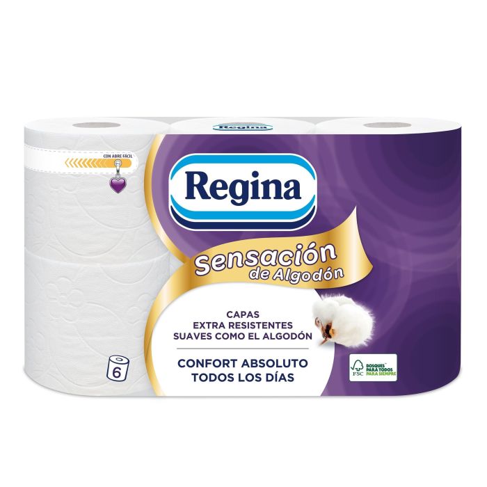 Regina Sensacion 3-lagiges Toilettenpapier 6 Rollen