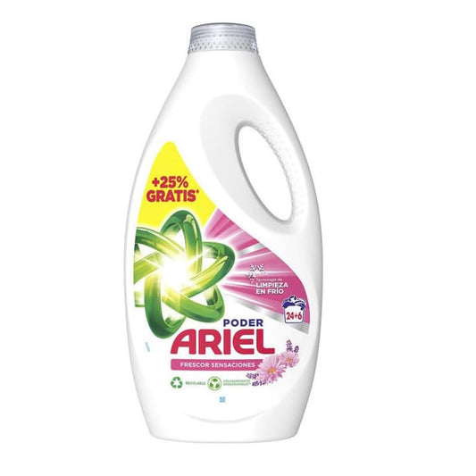 Ariel sensations liquid detergent 24+6 doses