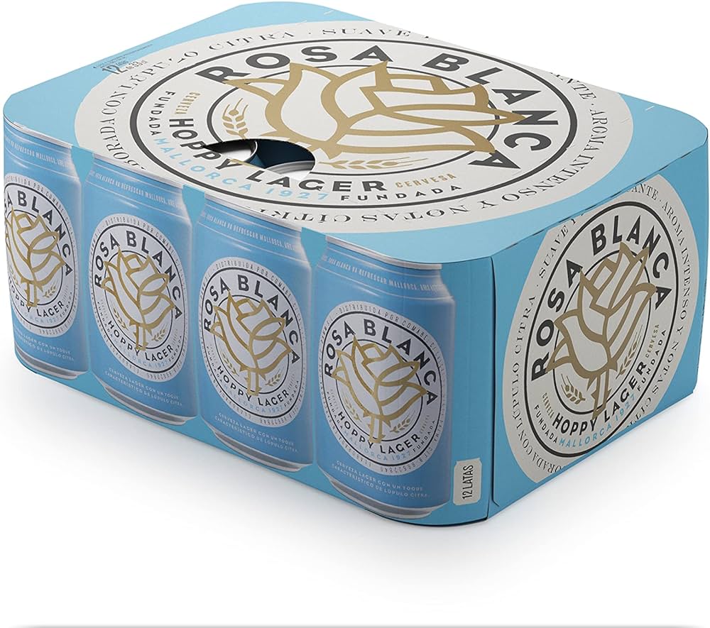 Rosa Blanca 24x33cl Pack de latas