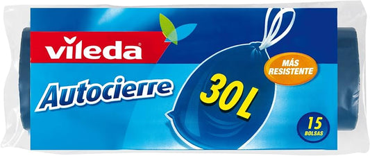 Vileda Self-closing bin liners 30L - 15 pcs.