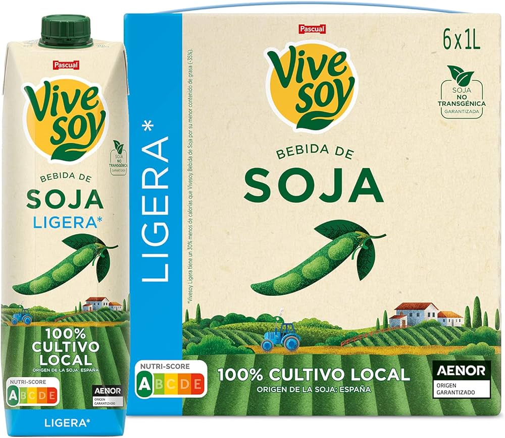 Vive soy Light Soy 6x1L