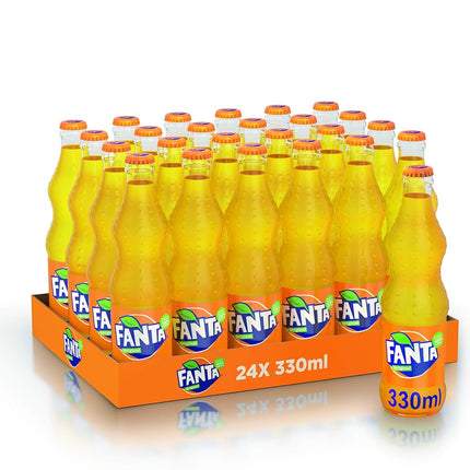 fanta naranja vidrio 35cl x 24 retornable