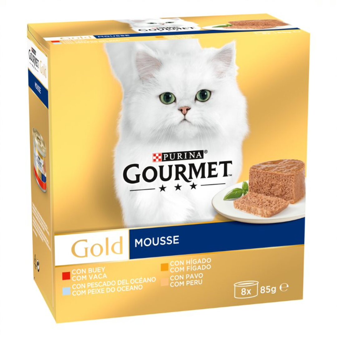 Alimento Gatos Esterilizados Gourmet Mouse 8u 85g