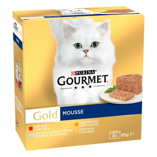 Gourmet Mouse Sterilised Cat Food 8u 85g