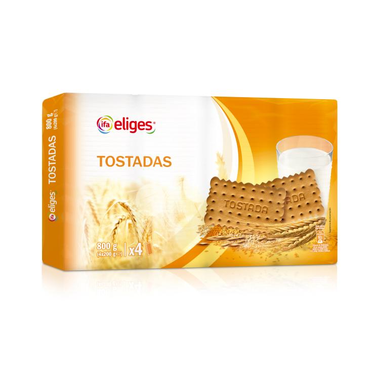 Galletas Tostadas Ifa Eliges pack 4x200g