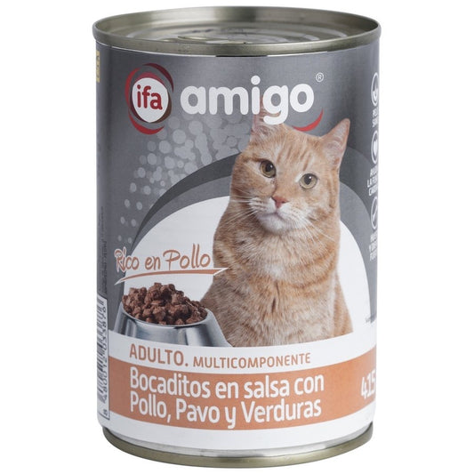 Comida Gato Ifa Amigo pollo 415g