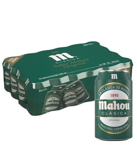 Mahou Clasica 24x33cl Dosenpackung