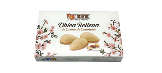 Almendras rellenas crema Cacahuate Emoreno 75g