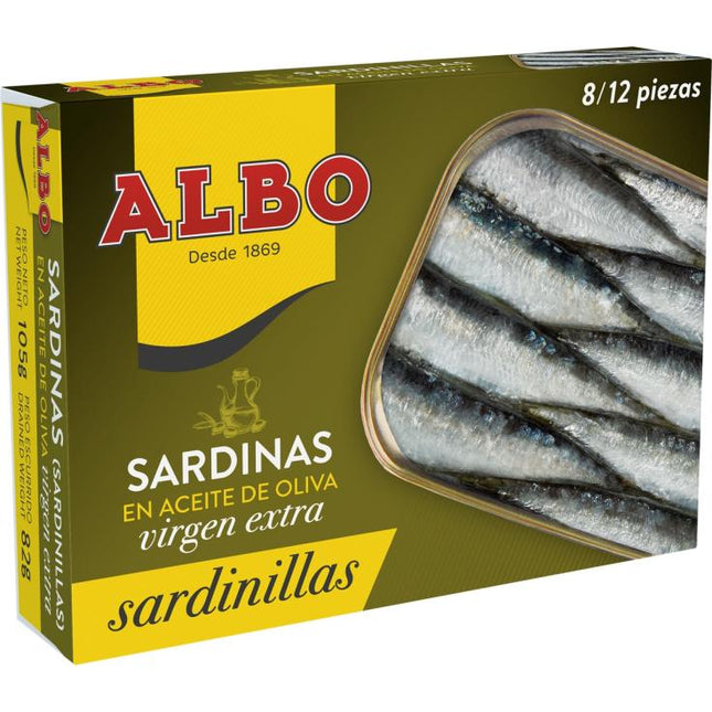 ALBO Sardinen in Olivenöl 105g