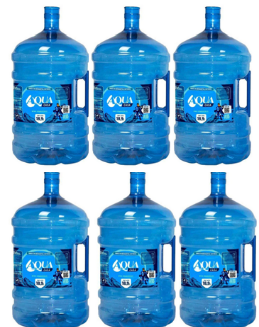 Garrafa Agua tratada 18.9L para dispensador