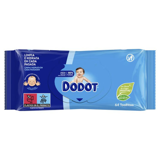 dodot dermo wipes pack of 64 units