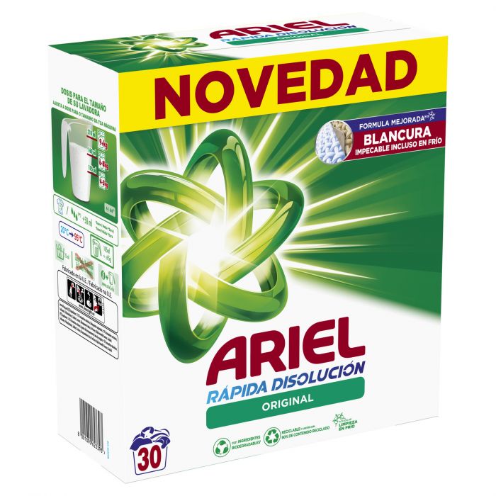 Original Ariel powder detergent 30 Washes