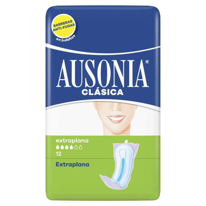 Extra flat compress Ausonia 12un