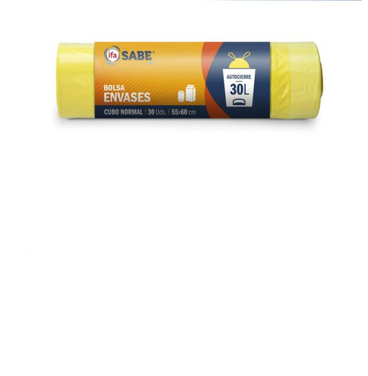 Yellow garbage bag Ifa knows 55x60 30 l 30 units