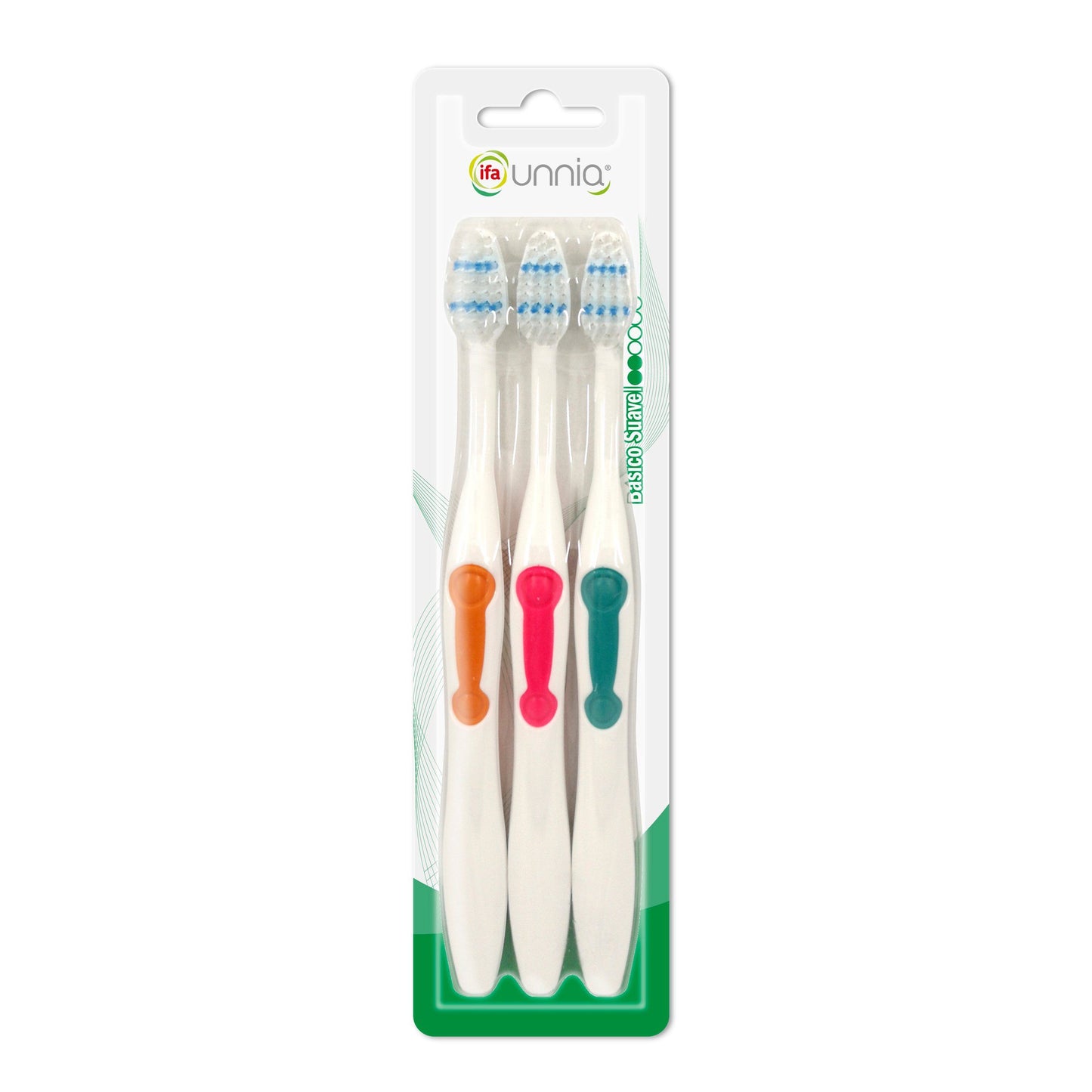 Ifa unnia soft basic toothbrush 3 units