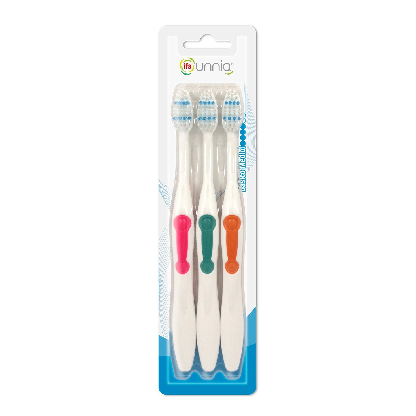 Ifa unnia soft basic toothbrush 3 units