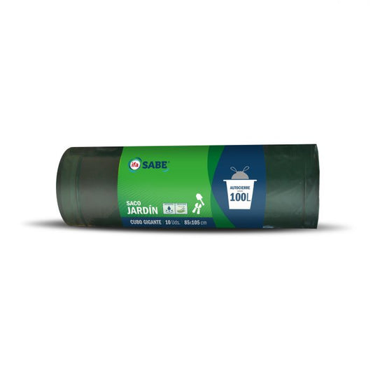 Self-closing garden garbage bag Ifa knows 34x105 100l 10 units