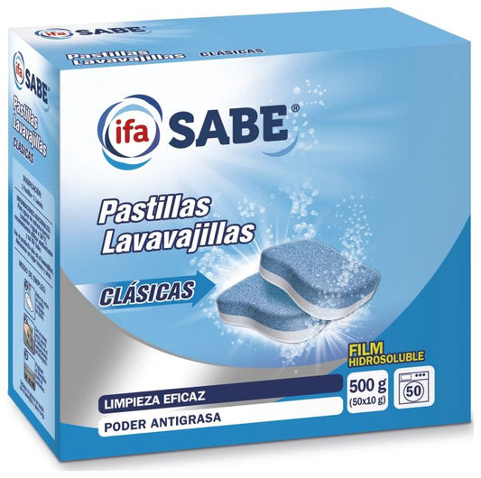 Dishwasher classic tablets ifa Sabe case of 50 units