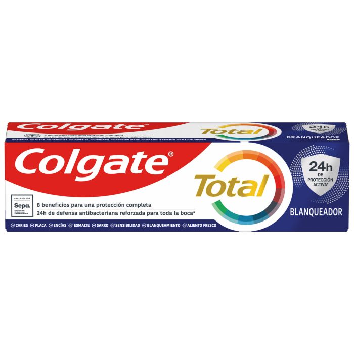 Pasta dentífrica total blanqueador colgate 75 ml